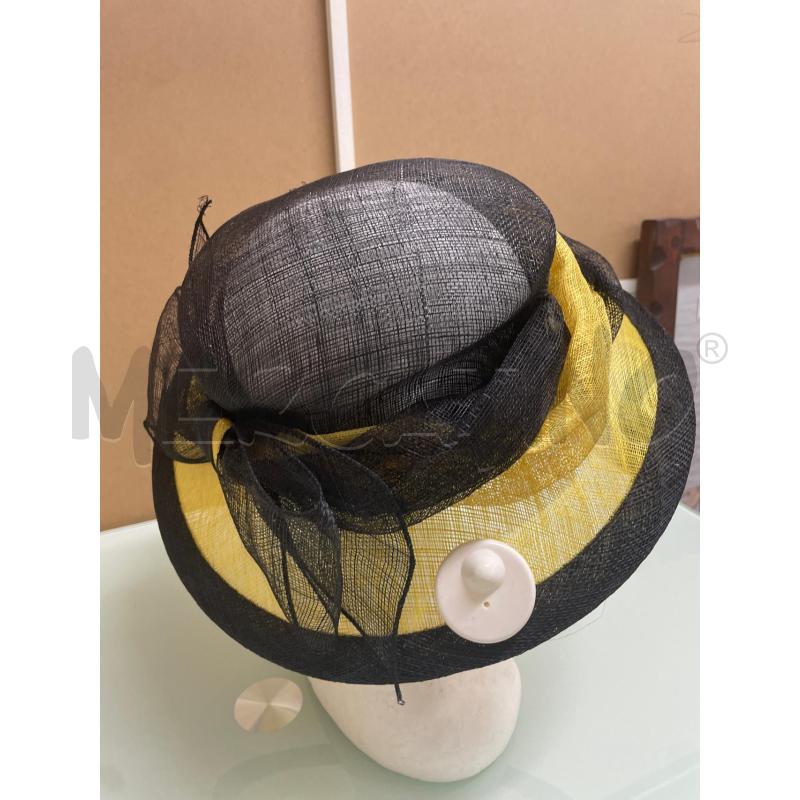 CAPPELLO DONNA GIALLO E NERO | Mercatino dell'Usato Trapani via libica 2