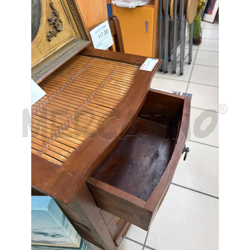 CASSETTIERA LEGNO E VIMINI | Mercatino dell'Usato Trapani via libica 2