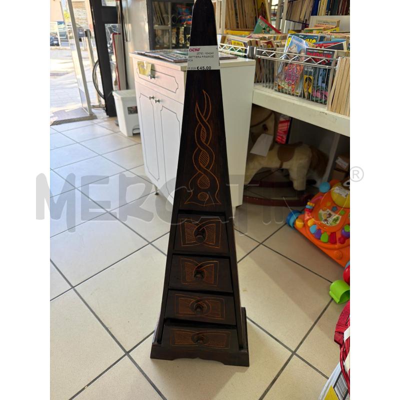 CASSETTIERA PIRAMIDE ETNICA  | Mercatino dell'Usato Trapani via libica 1