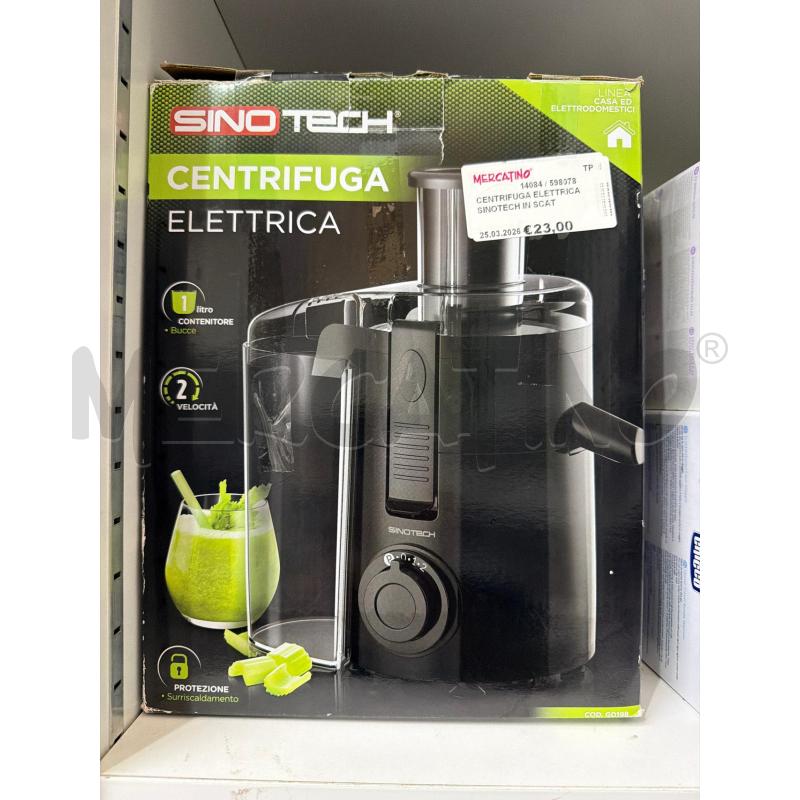 CENTRIFUGA ELETTRICA SINOTECH IN SCATOLA  | Mercatino dell'Usato Trapani via libica 1