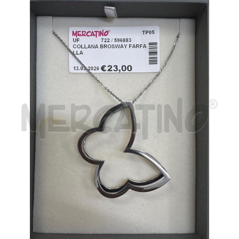 COLLANA BROSWAY FARFALLA | Mercatino dell'Usato Trapani via libica 1