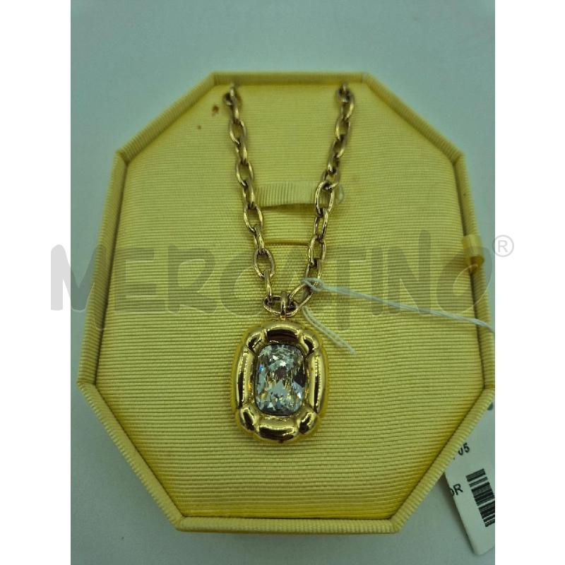 COLLANA SWAROVSKI DORATA CON STRASS  | Mercatino dell'Usato Trapani via libica 1