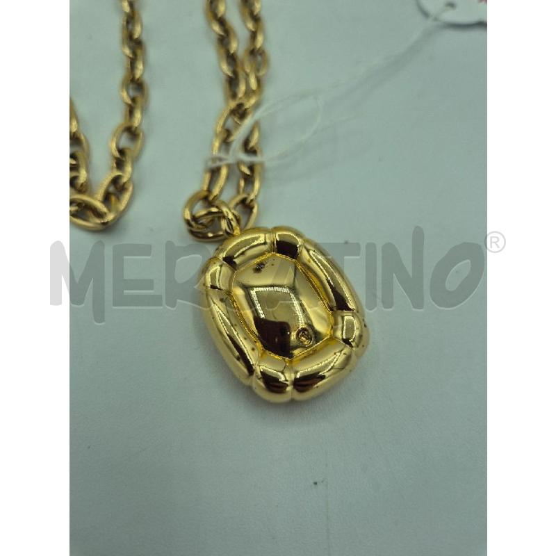 COLLANA SWAROVSKI DORATA CON STRASS  | Mercatino dell'Usato Trapani via libica 4