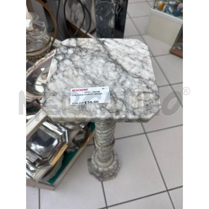 COLONNA MARMO GRIGIA | Mercatino dell'Usato Trapani via libica 1