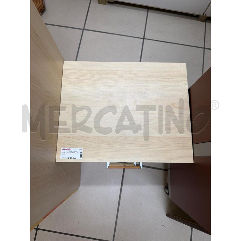 COMODINO ARANCIO E GIALLO | Mercatino dell'Usato Trapani via libica 2