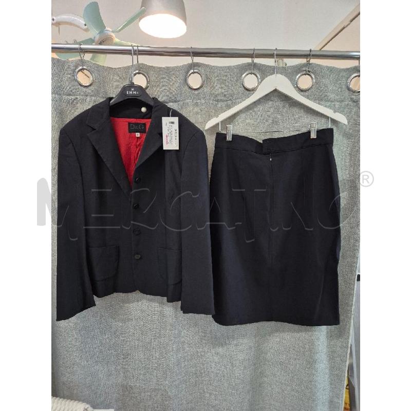 COMPLETO DONNA D&G NERO INTERNO ROSSO  | Mercatino dell'Usato Trapani via libica 1