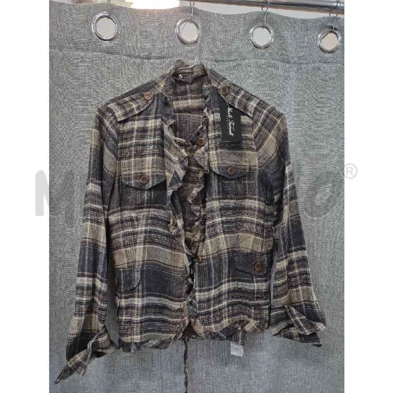 COMPLETO DONNA MAX MARA MARRON E BLU A SCOZZESE  | Mercatino dell'Usato Trapani via libica 1