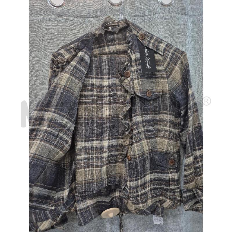 COMPLETO DONNA MAX MARA MARRON E BLU A SCOZZESE  | Mercatino dell'Usato Trapani via libica 2