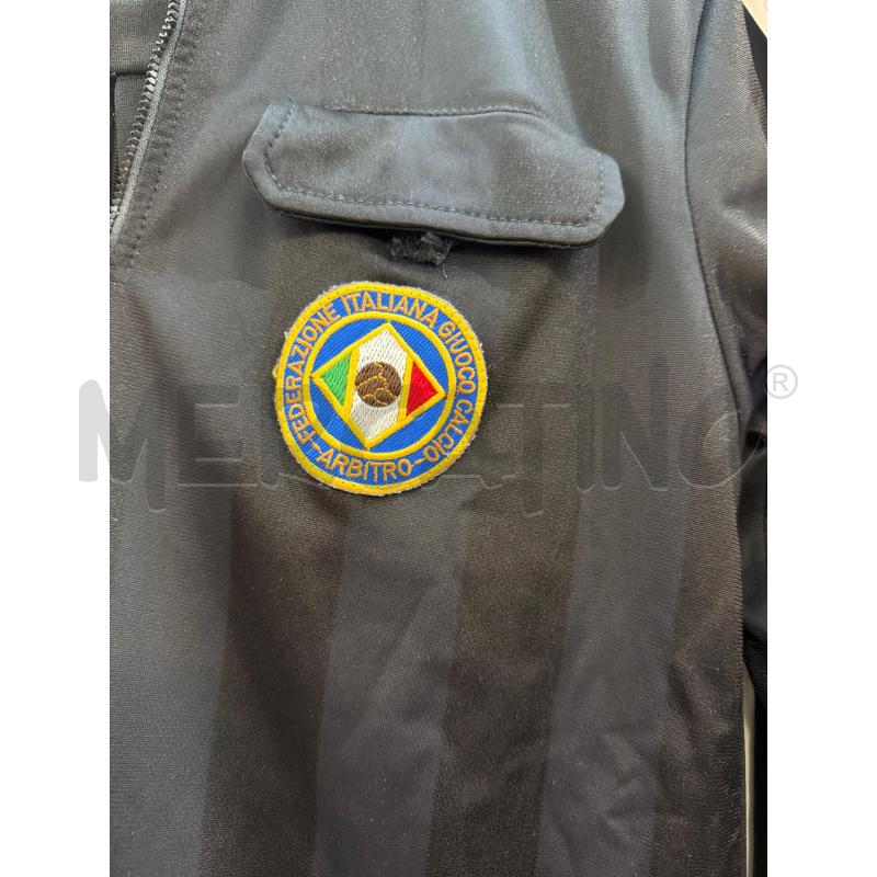 COMPLETO UOMO ARBITRO NERO ANNI 80  | Mercatino dell'Usato Trapani via libica 2