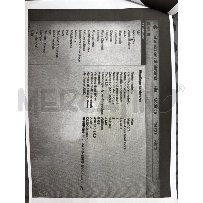 COMPUTER IMAC 2015 | Mercatino dell'Usato Trapani via libica 5