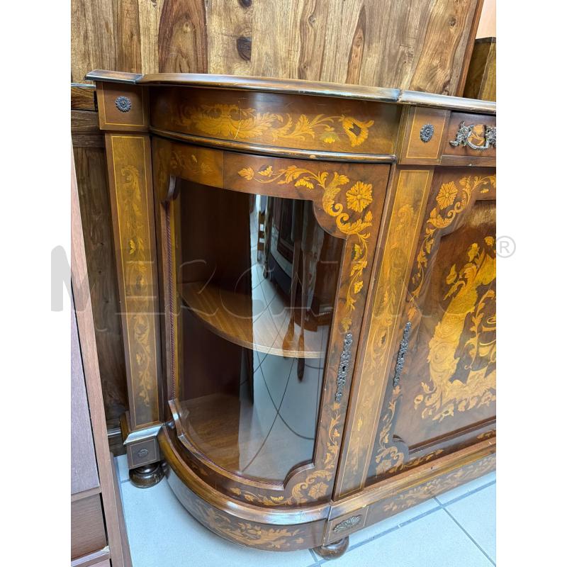 CREDENZA BASSA CON INTARSIO | Mercatino dell'Usato Trapani via libica 3