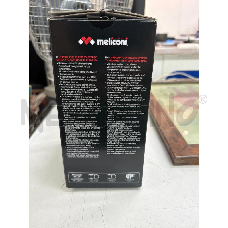 CUFFIE MELICONI IN SCATOLA  | Mercatino dell'Usato Trapani via libica 4