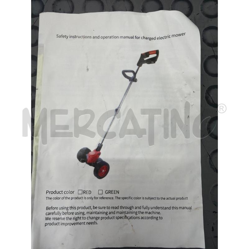 DECESPUGLIATORE ELETTRICO BATTERIA  | Mercatino dell'Usato Trapani via libica 1