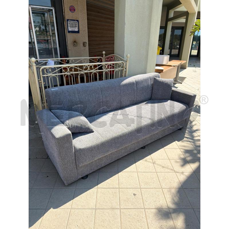 DIVANO LETTO GRIGIO CLIK CLAK | Mercatino dell'Usato Trapani via libica 1