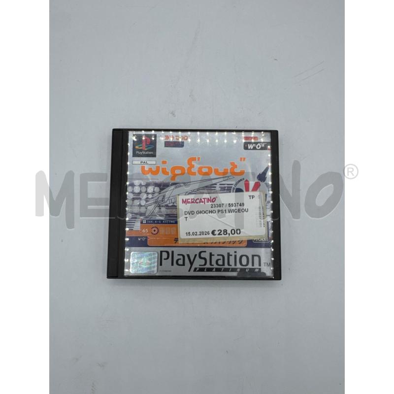 DVD GIOCHO PS1 WIQEOUT | Mercatino dell'Usato Trapani via libica 1
