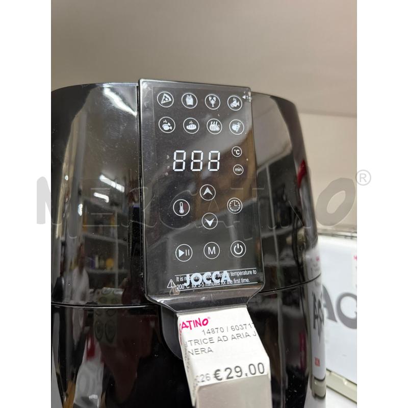 FRIGGITRICE AD ARIA JOCCA NERA | Mercatino dell'Usato Trapani via libica 2