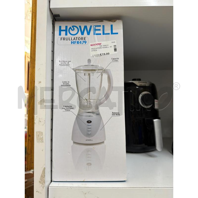 FRULLATORE HOWELL  SCATOLA | Mercatino dell'Usato Trapani via libica 1