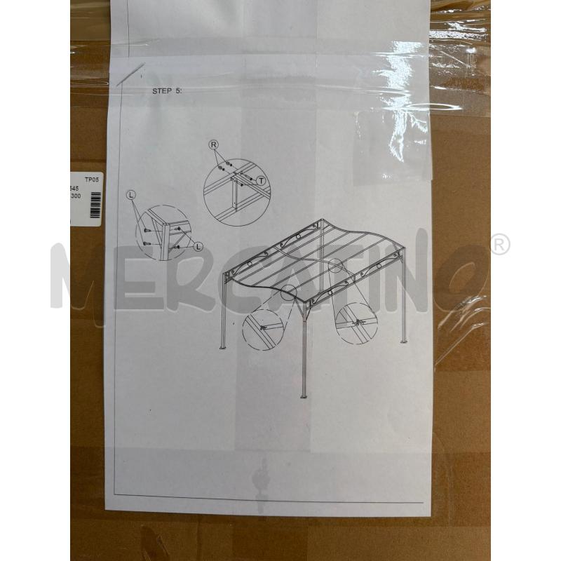 GAZEBO IN METALLO 300X250 | Mercatino dell'Usato Trapani via libica 1
