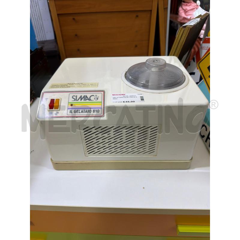 GELATIERA ELETTRICA SIMAC  | Mercatino dell'Usato Trapani via libica 1