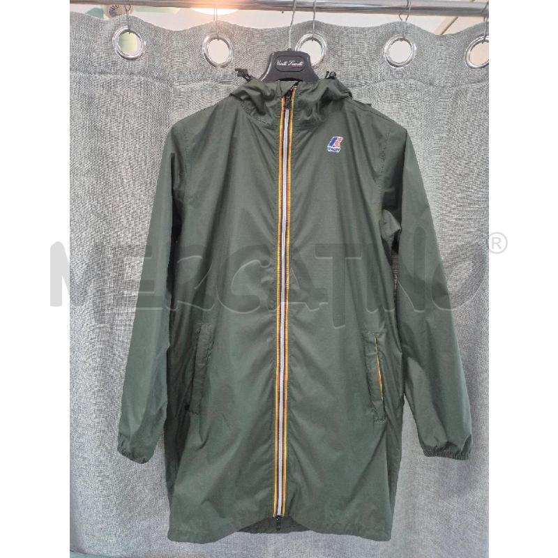GIACCA DONNA K WAY VERDE MILITARE  | Mercatino dell'Usato Trapani via libica 1