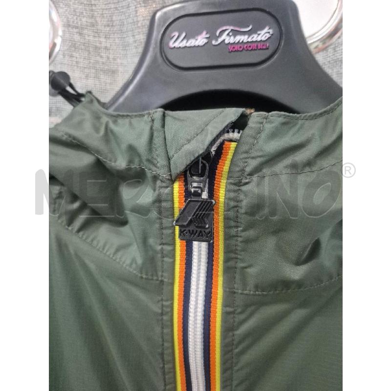 GIACCA DONNA K WAY VERDE MILITARE  | Mercatino dell'Usato Trapani via libica 3
