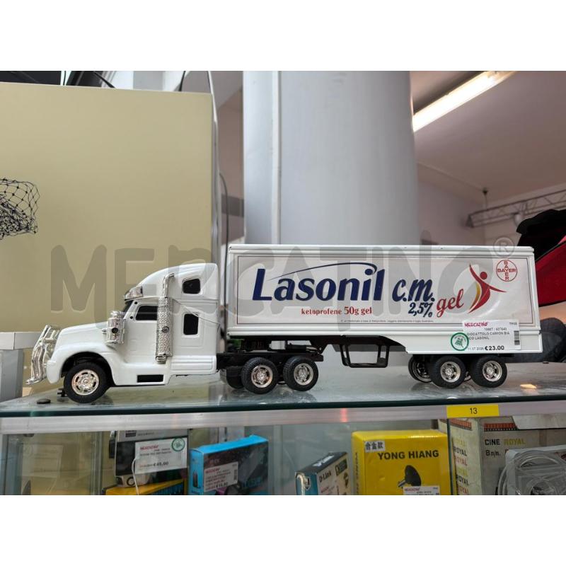 GIOCATTOLO CAMION BIANCO LASONIL  | Mercatino dell'Usato Trapani via libica 1