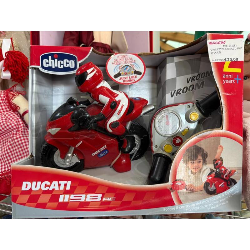 GIOCATTOLO CHICCO MOTO UCATI | Mercatino dell'Usato Trapani via libica 1