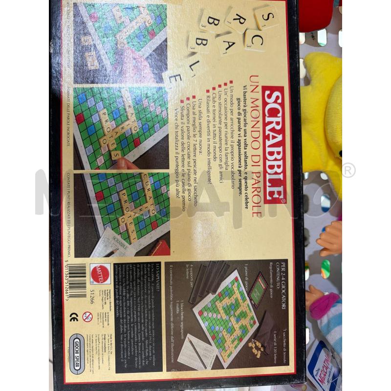 GIOCO DA TAVOLA SCRABBLE  | Mercatino dell'Usato Trapani via libica 2
