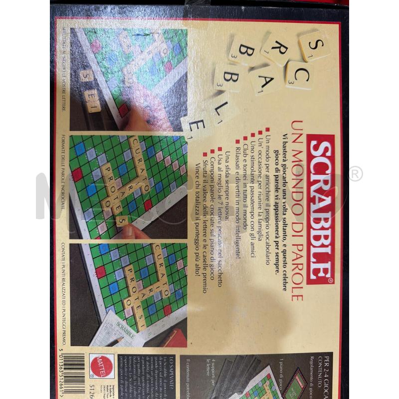 GIOCO DA TAVOLA SCRABBLE  | Mercatino dell'Usato Trapani via libica 4