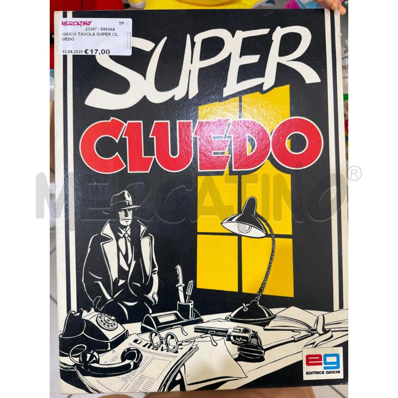 GIOCO TAVOLA SUPER CLUEDO | Mercatino dell'Usato Trapani via libica 1