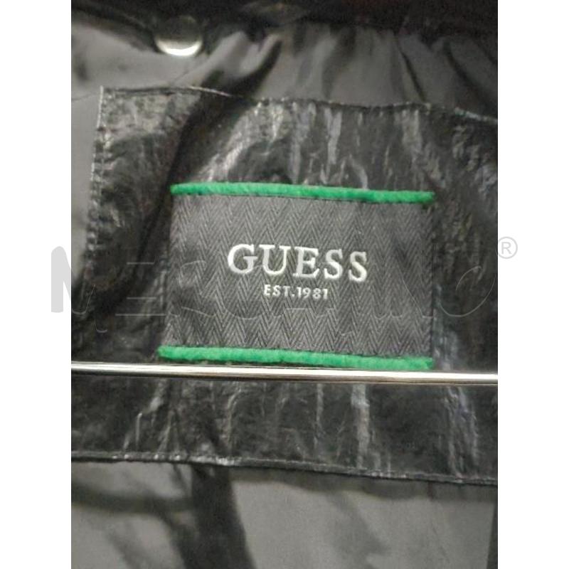 GIUBBOTTO DONNA GUESS NERO RIFLESSI ARGENTO | Mercatino dell'Usato Trapani via libica 3