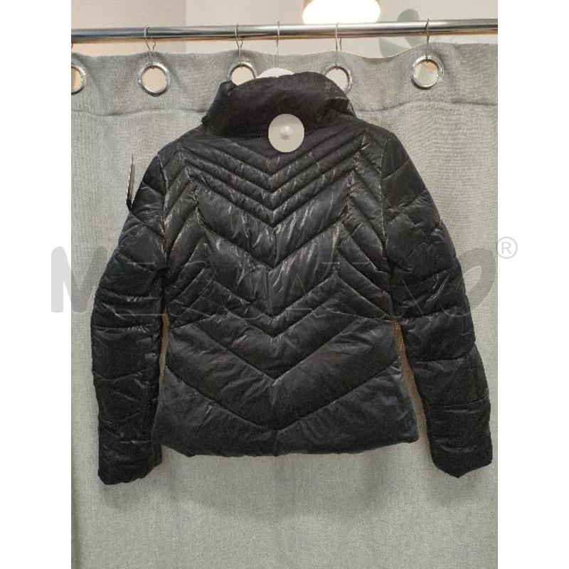 GIUBBOTTO DONNA GUESS NERO RIFLESSI ARGENTO | Mercatino dell'Usato Trapani via libica 4