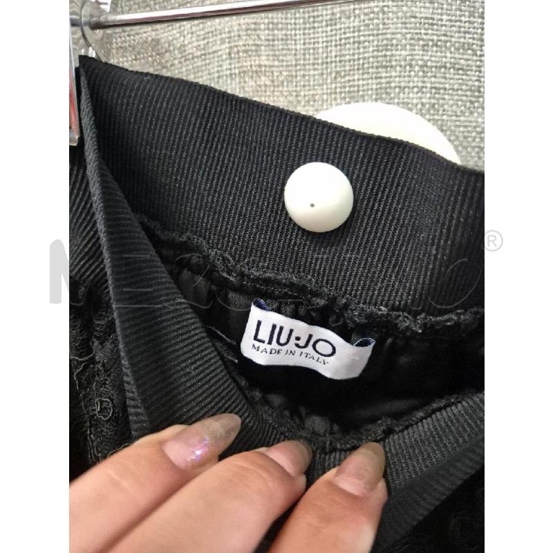 GONNA LIU JO NERO RICAMO  | Mercatino dell'Usato Trapani via libica 2