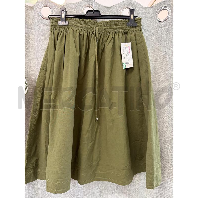 GONNA MARELLA VERDE MILITARE  | Mercatino dell'Usato Trapani via libica 1