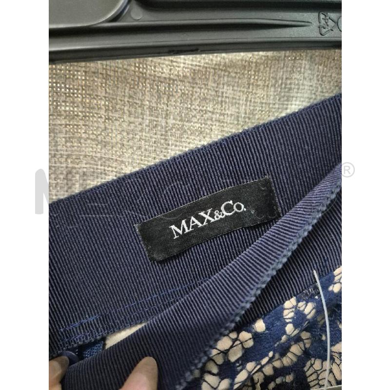GONNA MAX&CO BLU MERLETTO | Mercatino dell'Usato Trapani via libica 3