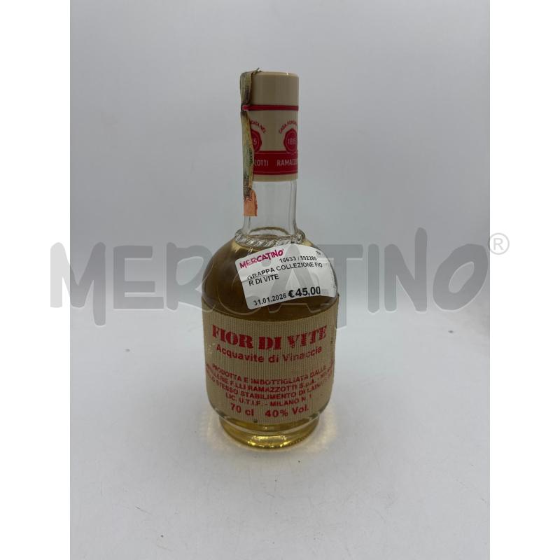 GRAPPA COLLEZIONE FIOR DI VITE | Mercatino dell'Usato Trapani via libica 2