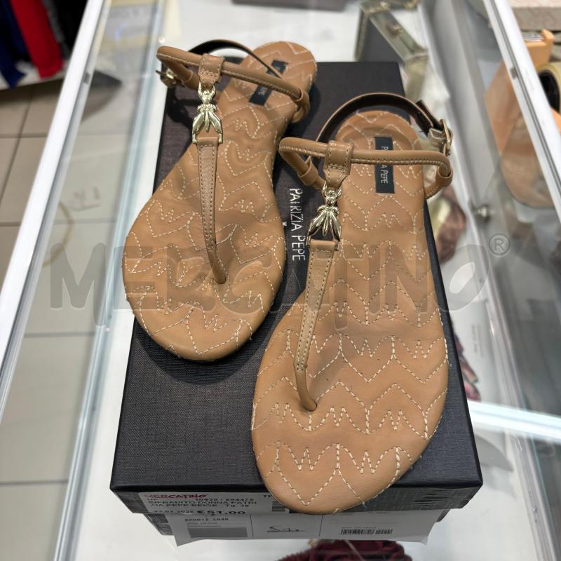 INFRADITO DONNA PATRIZIA PEPE BEIGE  | Mercatino dell'Usato Trapani via libica 1