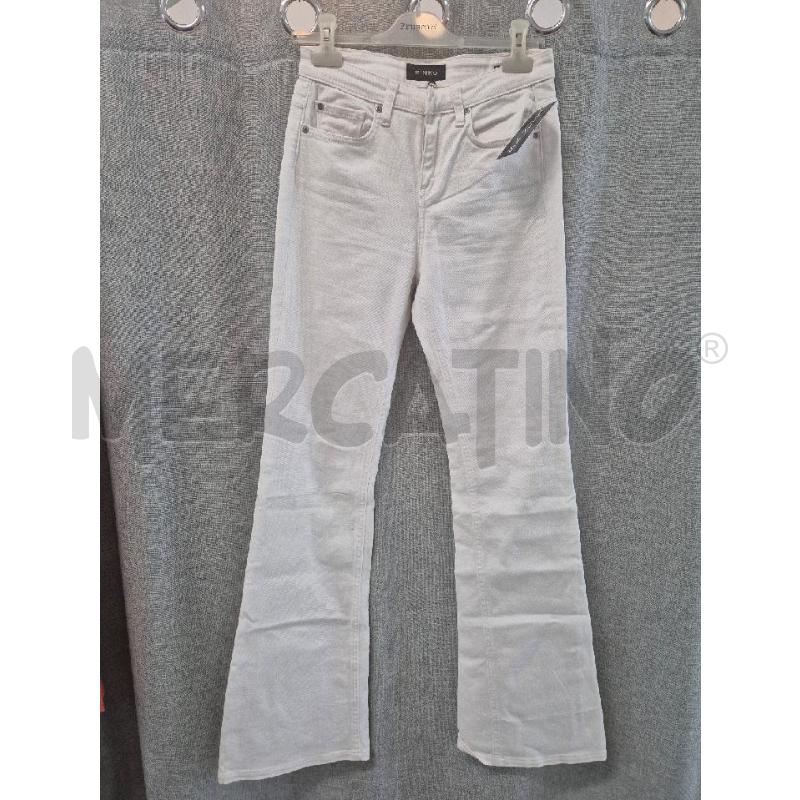 JEANS DONNA PINKO BIANCHI A ZAMPA | Mercatino dell'Usato Trapani via libica 1