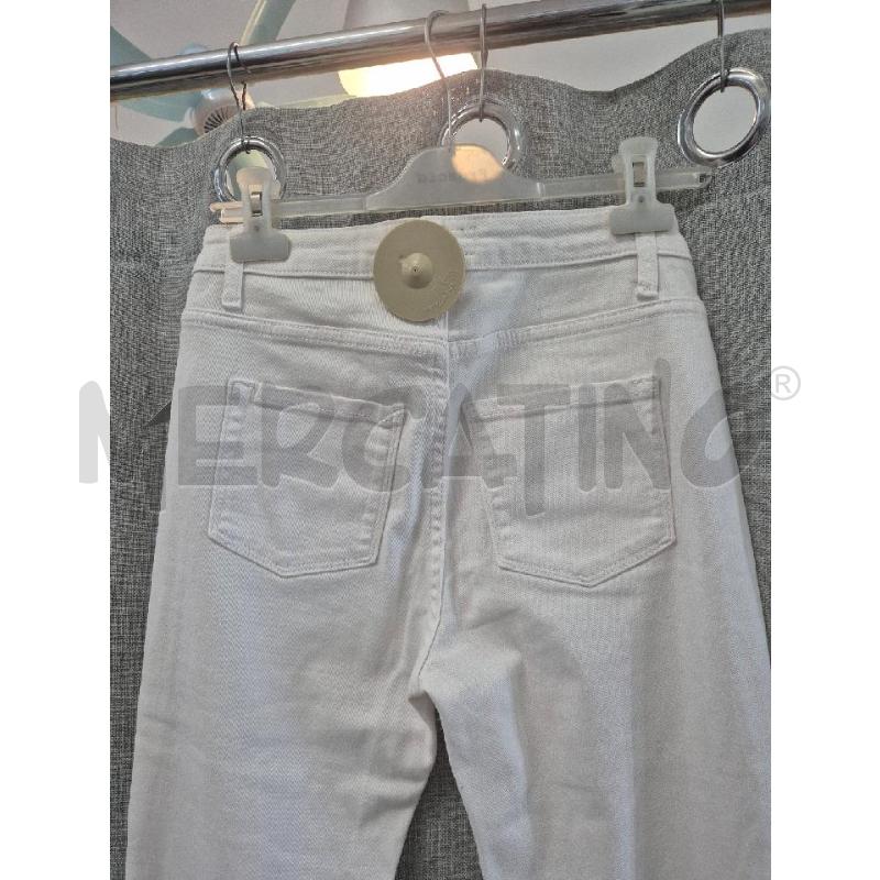 JEANS DONNA PINKO BIANCHI A ZAMPA | Mercatino dell'Usato Trapani via libica 4