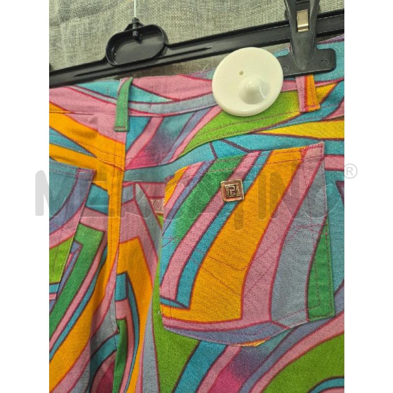 JEANS DONNA VERSACE FANTASIA ROSA GIALLO BLU  | Mercatino dell'Usato Trapani via libica 4
