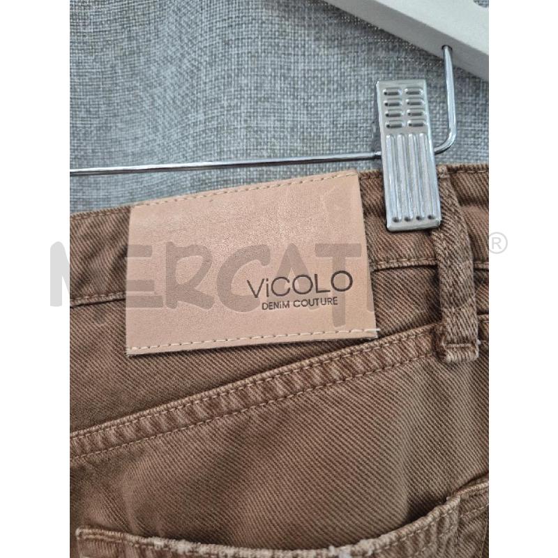 JEANS DONNA VICOLO COLOR TERRA BOTTONI PIETRE  | Mercatino dell'Usato Trapani via libica 4