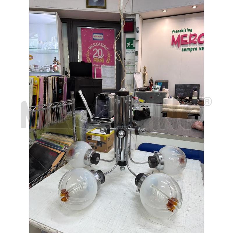 LAMPADARIO 5 LUCI MAZZEGA  | Mercatino dell'Usato Trapani via libica 1