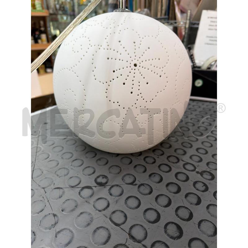 LAMPADARIO PALLA CERAMICA BUCHERELLATA  | Mercatino dell'Usato Trapani via libica 1