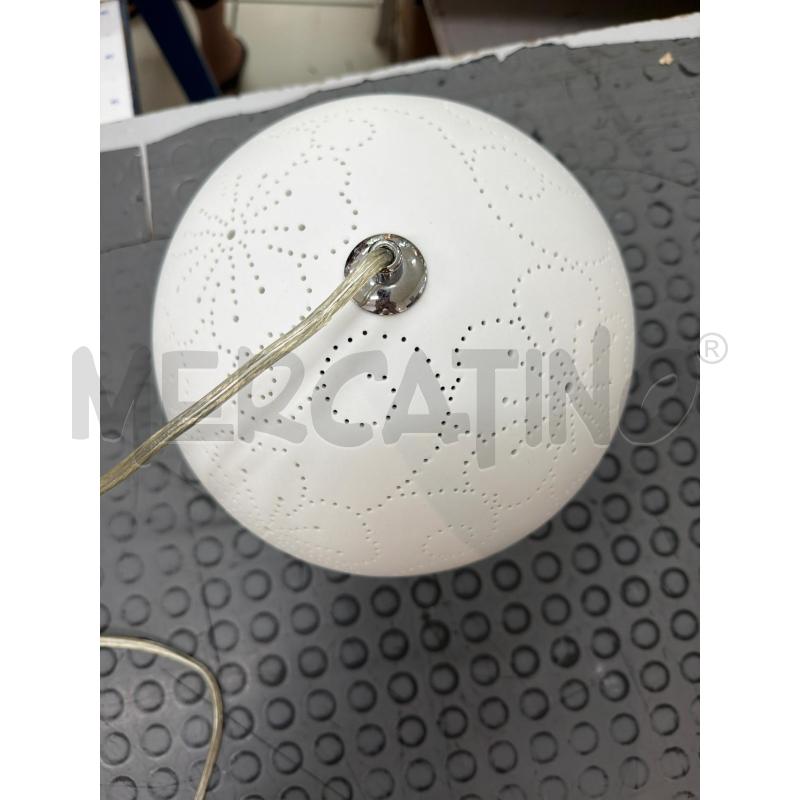 LAMPADARIO PALLA CERAMICA BUCHERELLATA  | Mercatino dell'Usato Trapani via libica 2