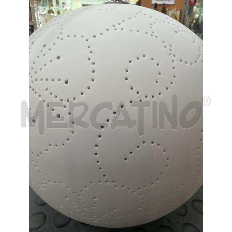 LAMPADARIO PALLA CERAMICA BUCHERELLATA  | Mercatino dell'Usato Trapani via libica 3
