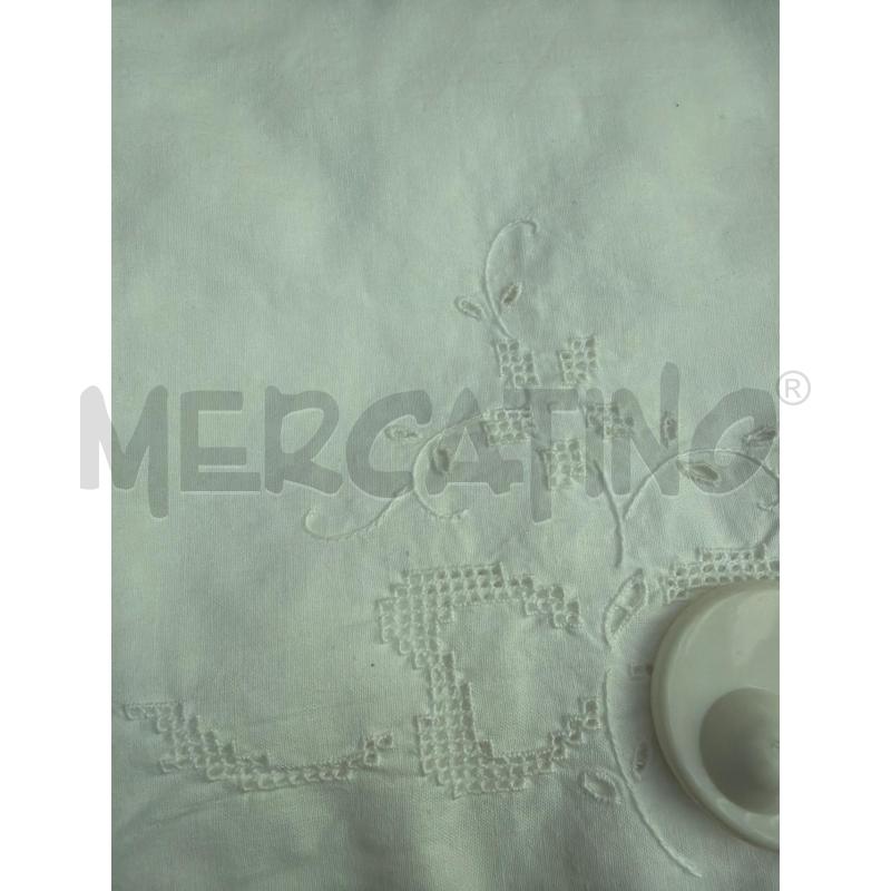 LENZUOLO MATRIMONIALE BIANCO E SFILATO | Mercatino dell'Usato Trapani via libica 2