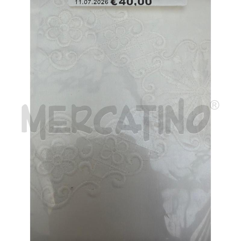 LENZUOLO MATRIMONIALE BIANCO PAOLETTI | Mercatino dell'Usato Trapani via libica 2