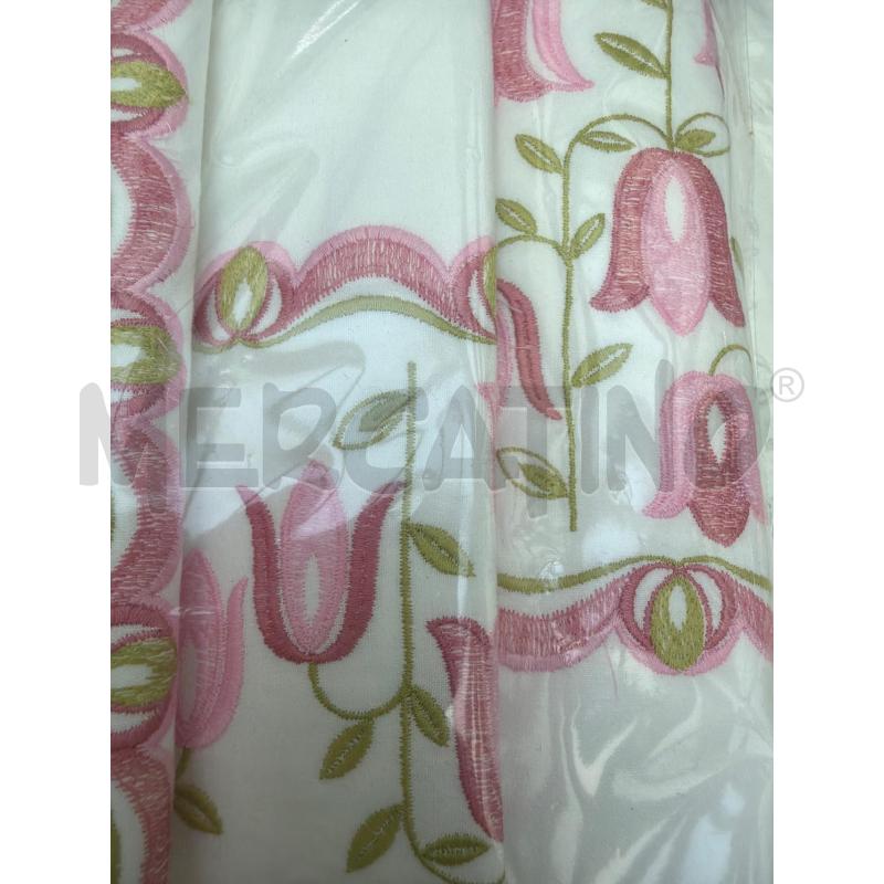 LENZUOLO MATRIMONIALE FIORI ROSA  | Mercatino dell'Usato Trapani via libica 2