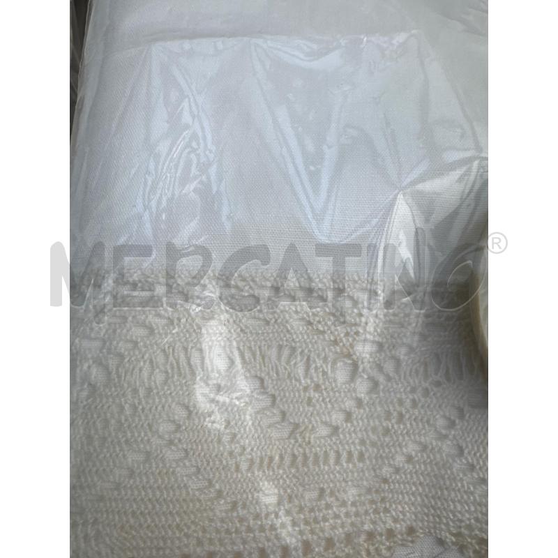 LENZUOLO MATRIMONIALE PAOLETTI MERLETTO RICAMI | Mercatino dell'Usato Trapani via libica 2