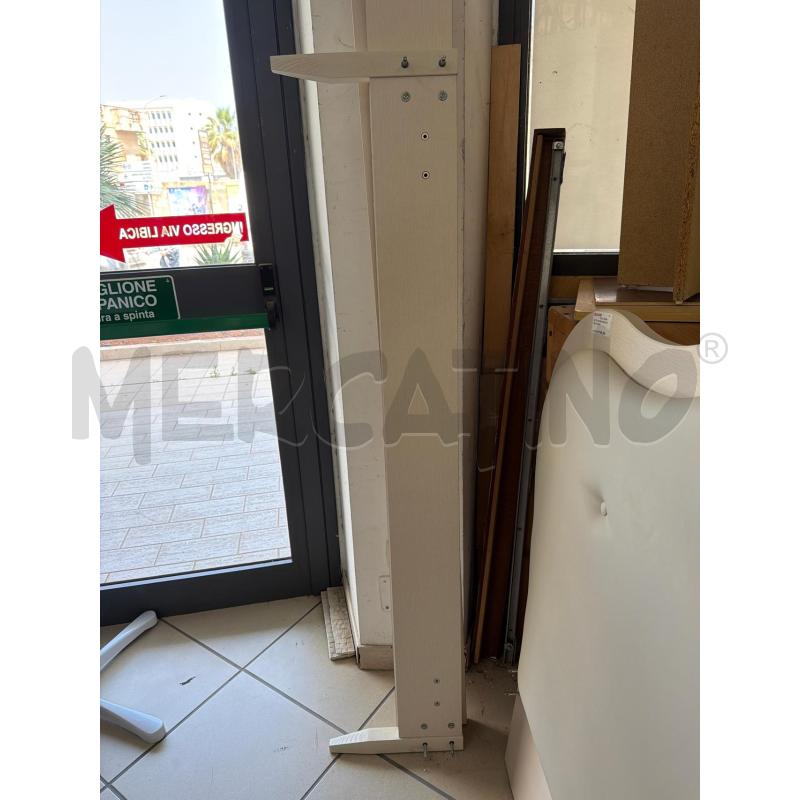 LETTO MATRIMONIALE PANNA E LEGNO | Mercatino dell'Usato Trapani via libica 3